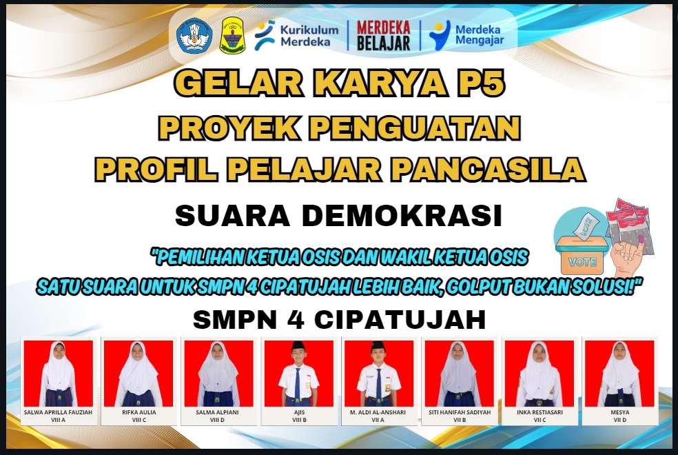 PEMILIHAN KETUA OSIS DAN WAKIL OSIS PERIODE 2024 - 2025